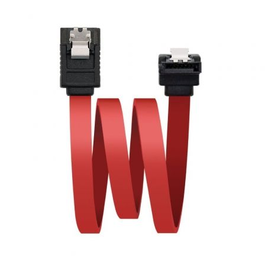 Nanocable Cable Datos SATA Acodado con Anclajes 0.50m - Rojo